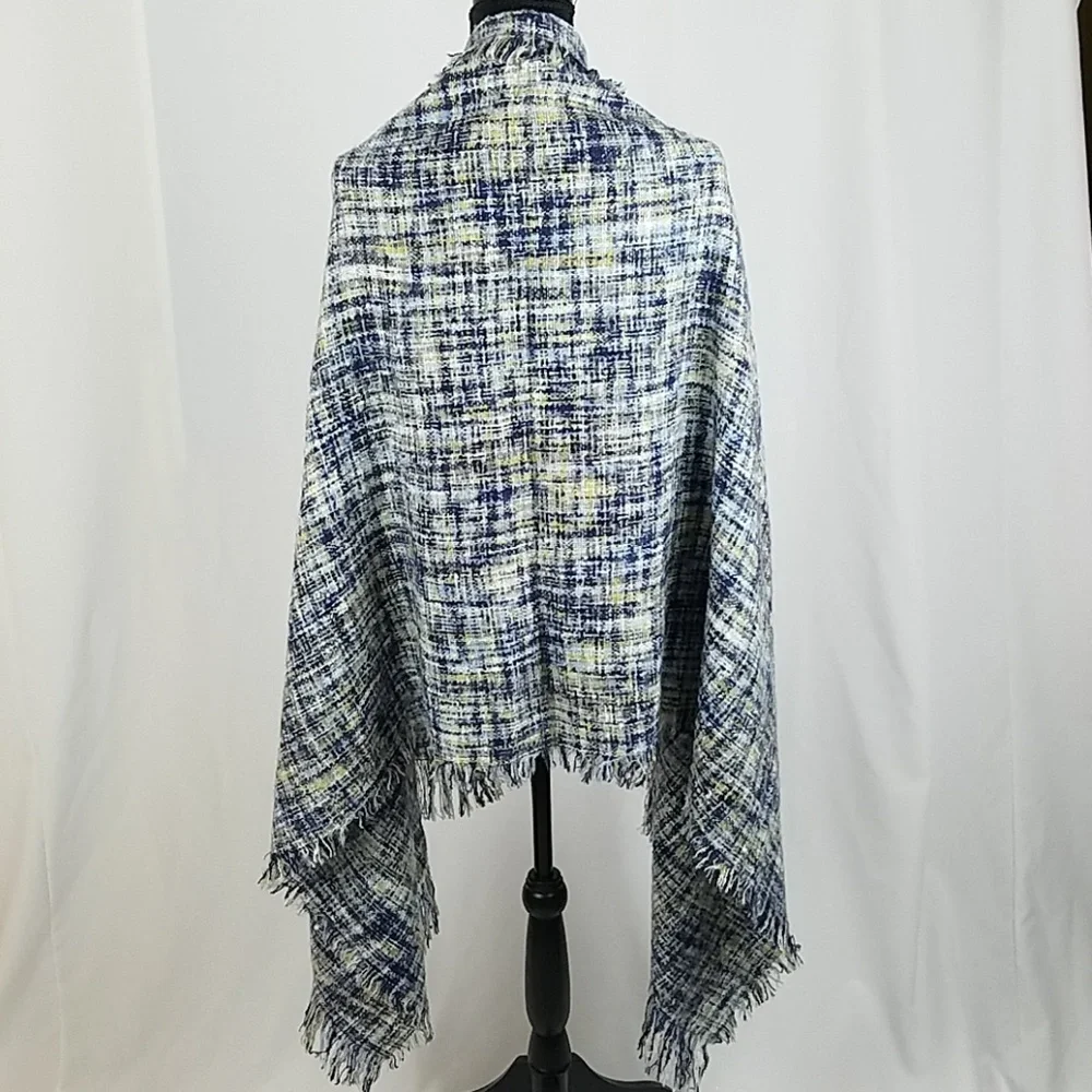 Women shawl fringe soft wrap scarf boho minimalist‎ preppy career Academia